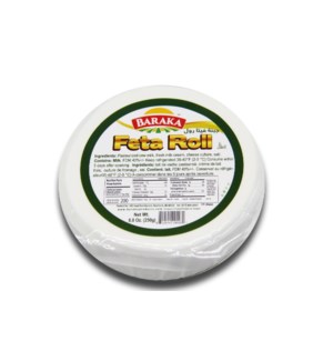 Feta cheese Roll PLAIN Baraka 250g x 18